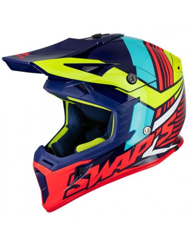 Casque Swap's Adulte Bleu/Jaune...