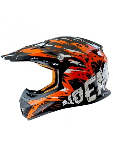 Casque Cross Noend Enfant Orange/Noir