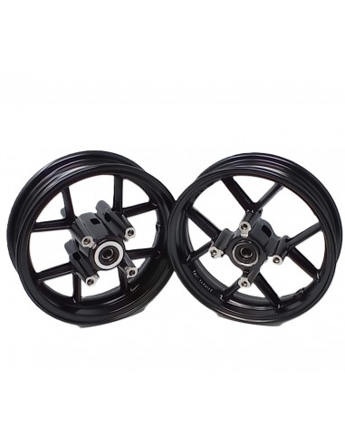 Set Jantes Supermotard alu a batons...