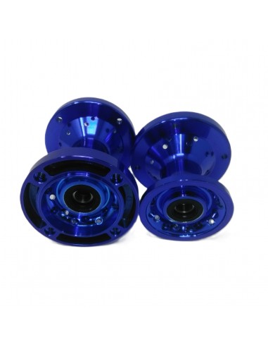 Paire moyeux de roue CNC anodisé