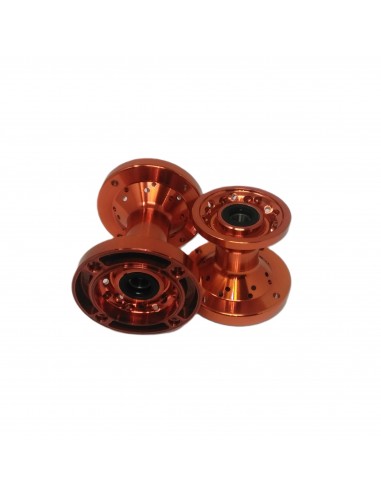 Paire moyeux de roue CNC anodisé