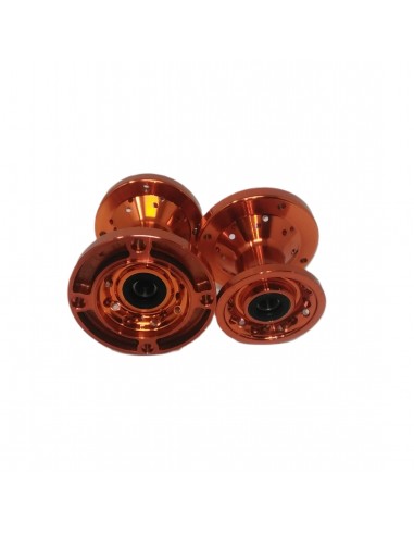 Paire moyeux de roue CNC anodisé