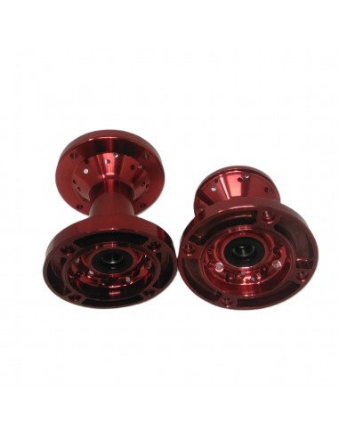 Paire moyeux de roue CNC anodisé