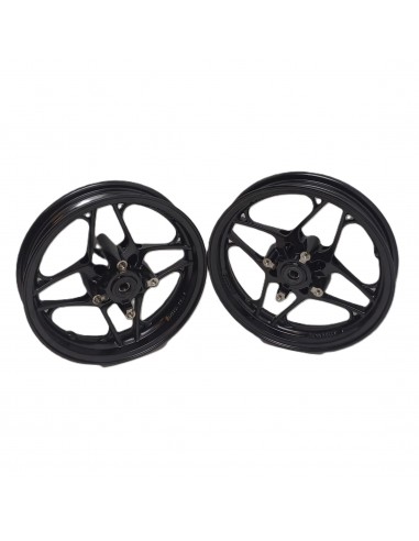 Set Jantes Supermotard alu a batons...