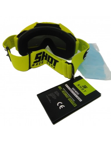 Masque cross Shot Lime Glossy