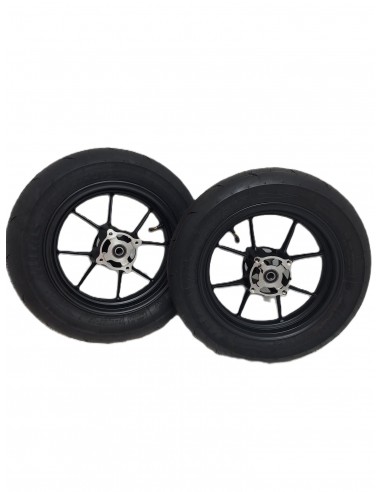 Pack Jantes VMC 12" 4 trous + pneus...