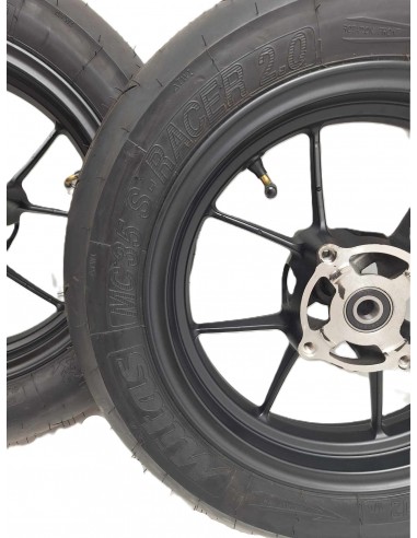 Pack Jantes VMC 12" 4 trous + pneus...