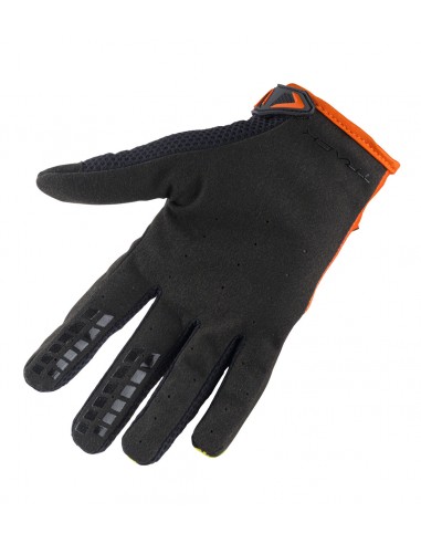 Gants Kenny Track orange fluo et noir