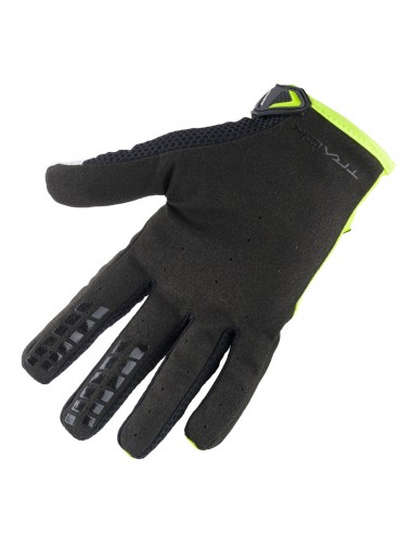 Gants Kenny Track Jaune fluo et noir