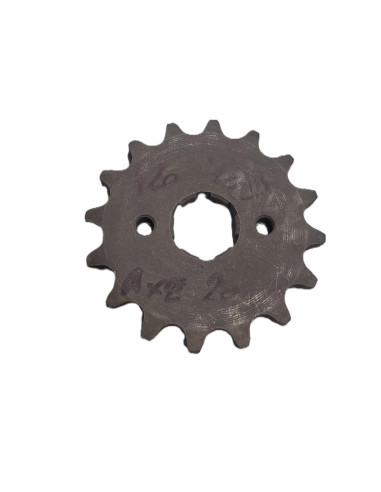 Pignon sortie boite axe 20mm pas 420