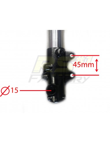 Bas de fourche diamètre 33mm Entraxe...