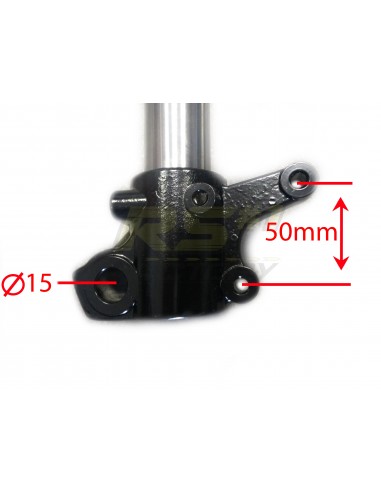Bas de fourche diamètre 33mm entraxe...